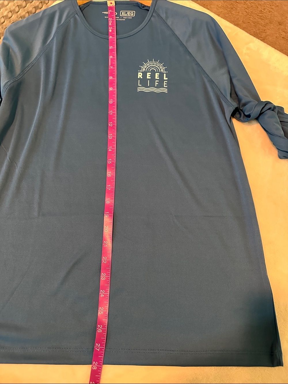 Reel Life Long-Sleeve Performance Rash Guard Shirt - Picture 5 of 6